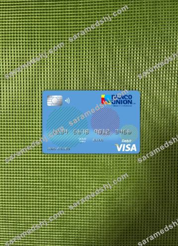 Bolivia Banco Union bank visa card photolook front